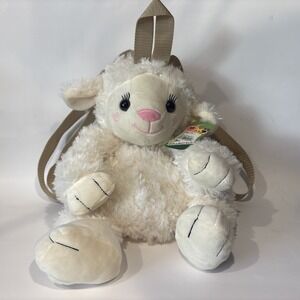 Critter Collection Lamb Backpack Ivory Kids OS NWT